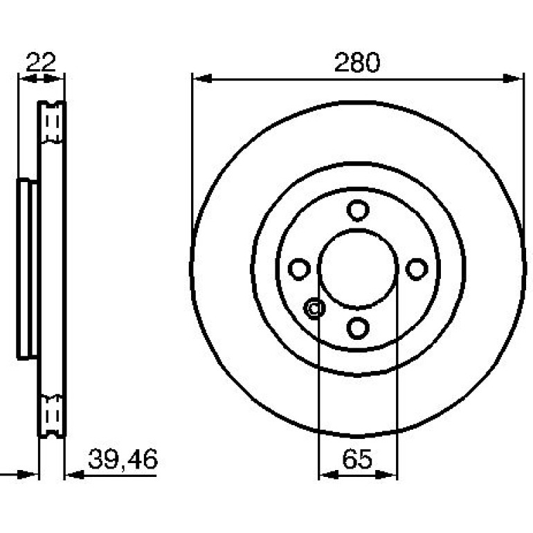 Bremsscheibe 0 986 478 508 Bremsscheibe 0 986 478 508