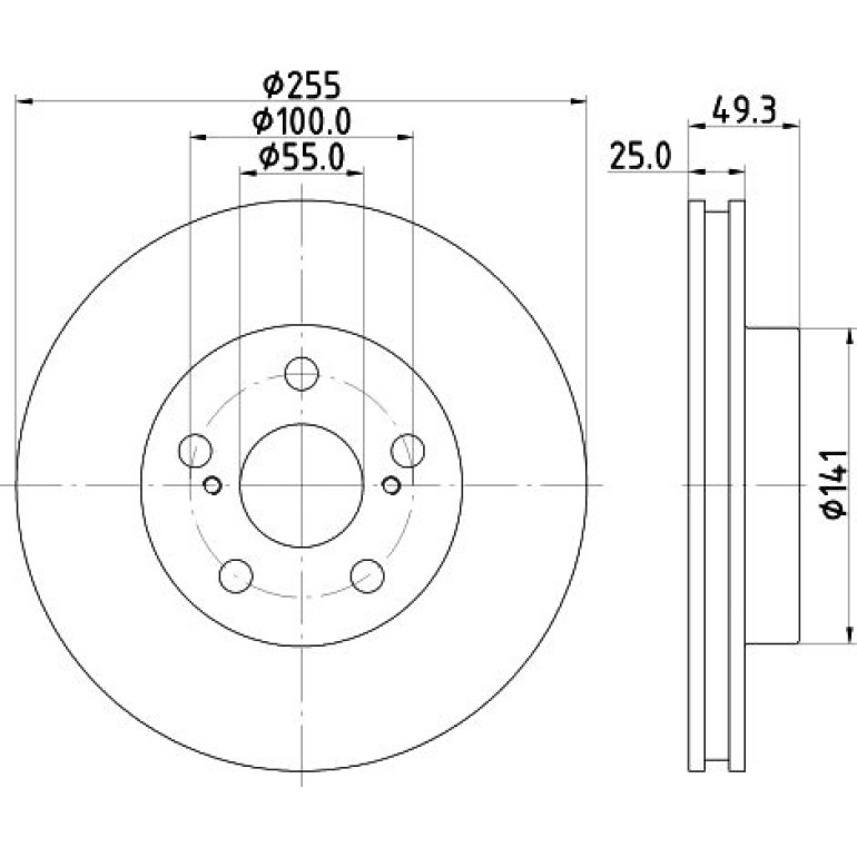 Bremsscheibe 8DD 355 116-981 Bremsscheibe 8DD 355 116-981