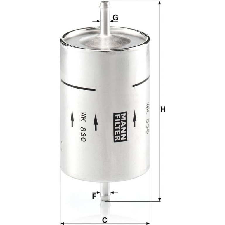 Kraftstofffilter WK 830 Kraftstofffilter WK 830