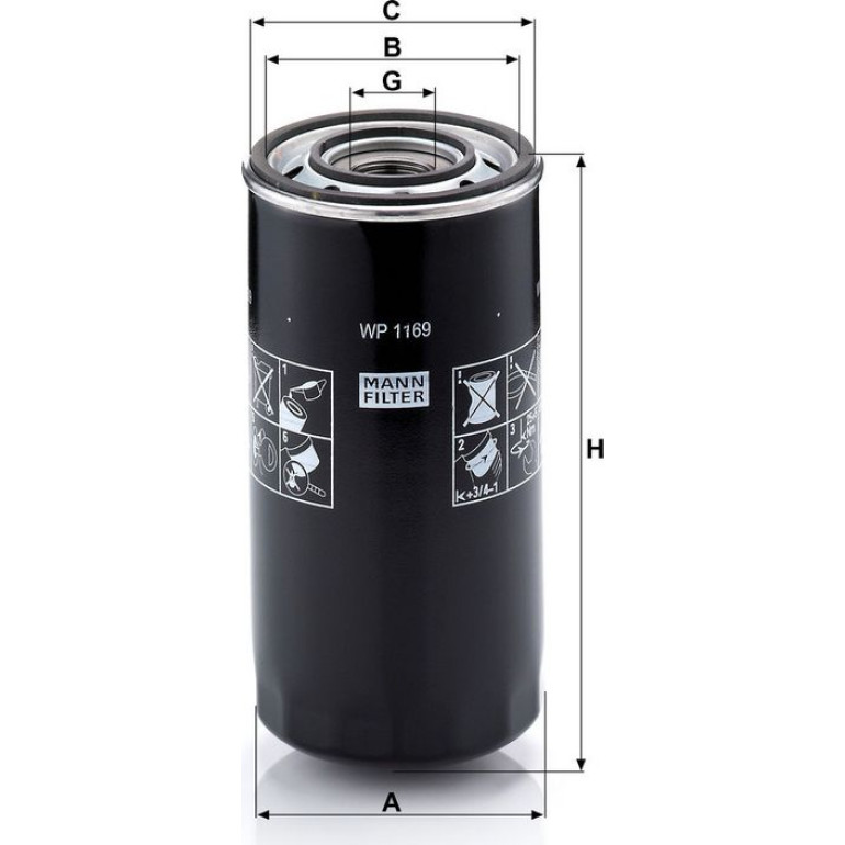 Ölfilter WP 1169