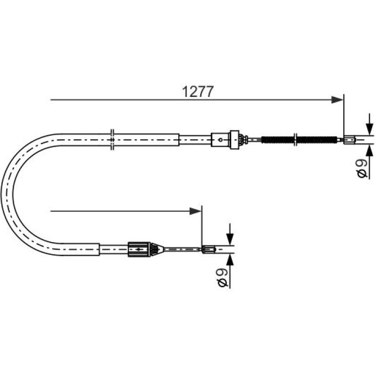 Seilzug, Feststellbremse 1 987 477 645