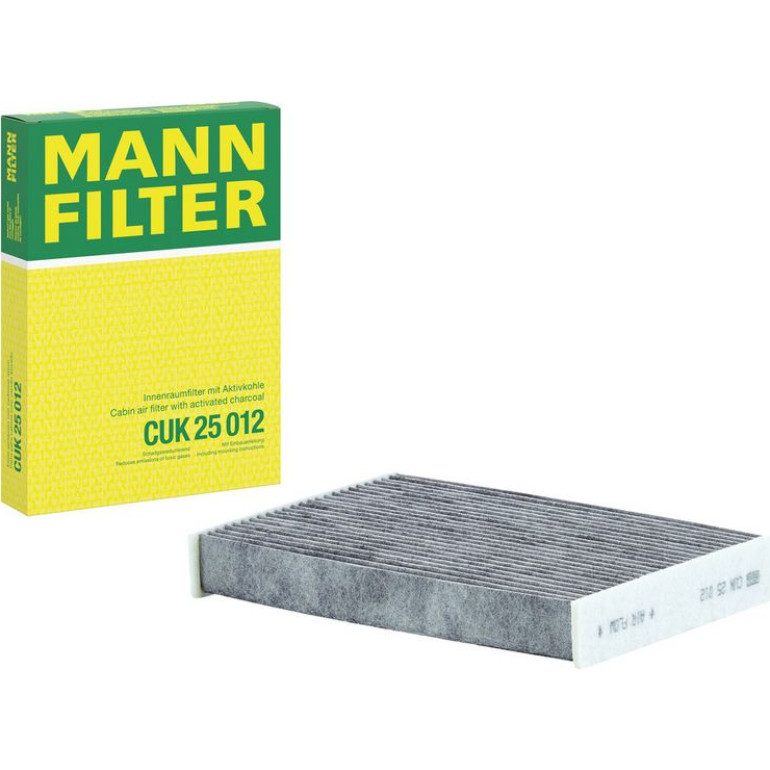 MANN-FILTER CUK 25 012 Innenraumfilter, Aktivkohlefilter MANN-FILTER CUK 25 012 Innenraumfilter, Aktivkohlefilter