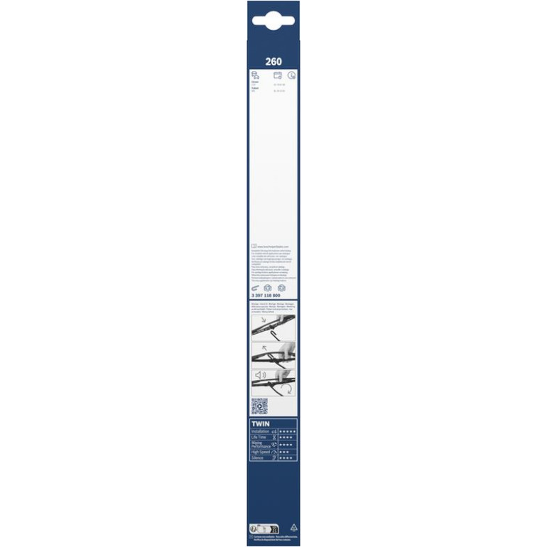 BOSCH 800 Scheibenwischer Twin 3 397 118 800 BOSCH 800 Scheibenwischer Twin 3 397 118 800
