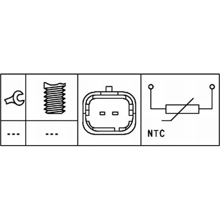 Sensor, Kühlmitteltemperatur 6PT 009 309-431 Sensor, Kühlmitteltemperatur 6PT 009 309-431