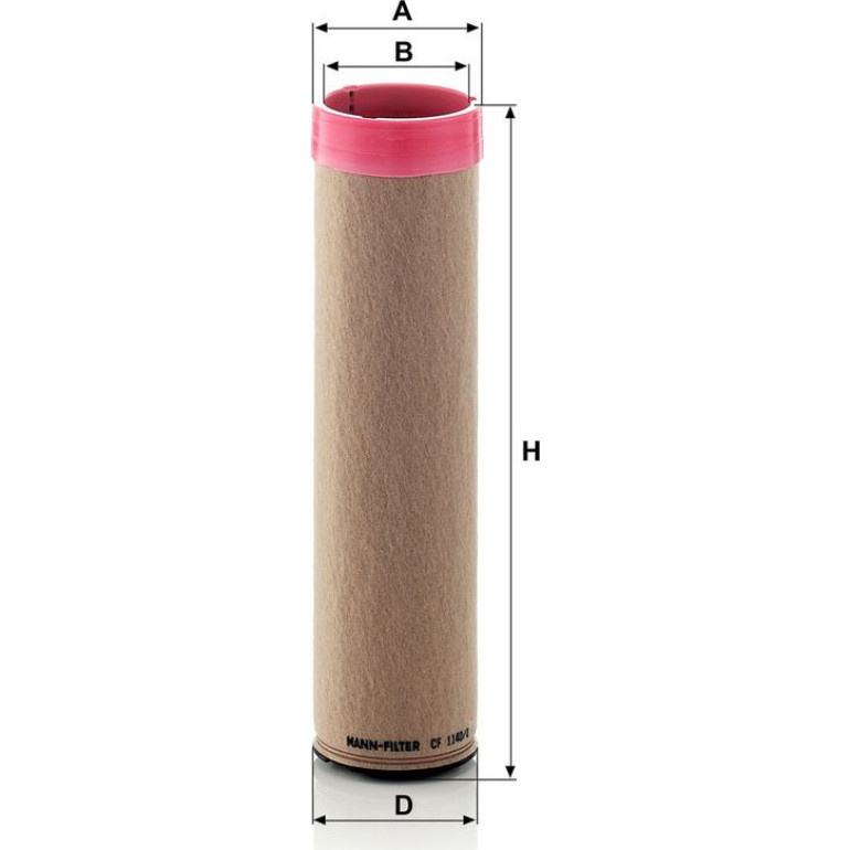 Sekundärluftfilter CF 1140/2