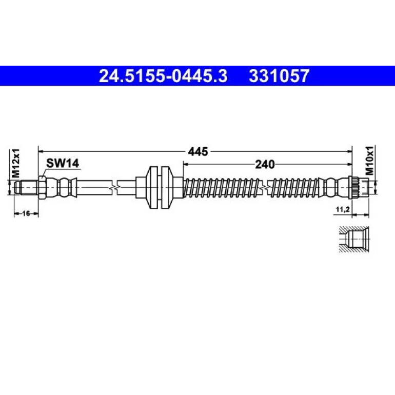 Bremsschlauch 24.5155-0445.3 Bremsschlauch 24.5155-0445.3