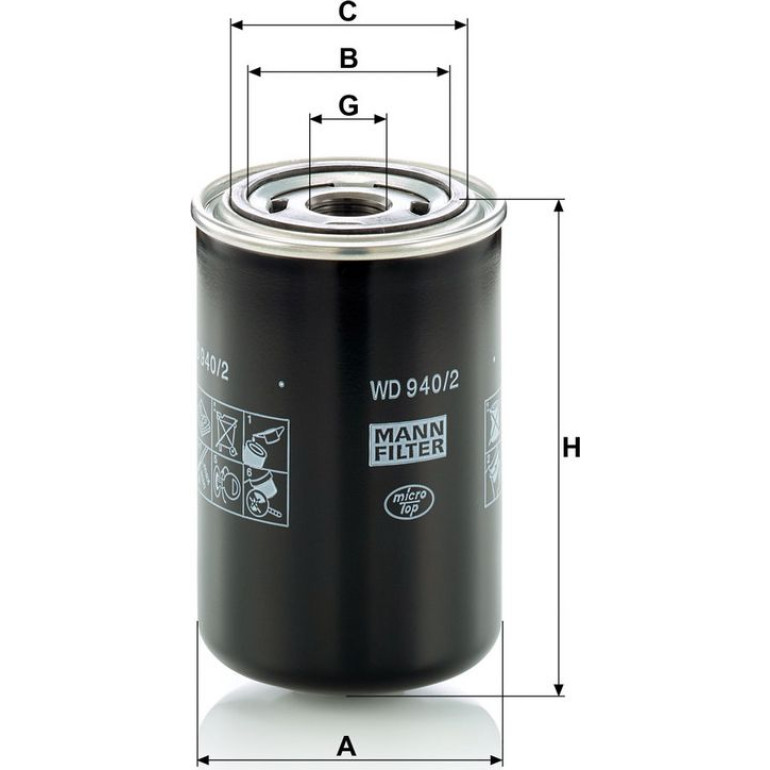 Ölfilter WD 940/2 Ölfilter WD 940/2