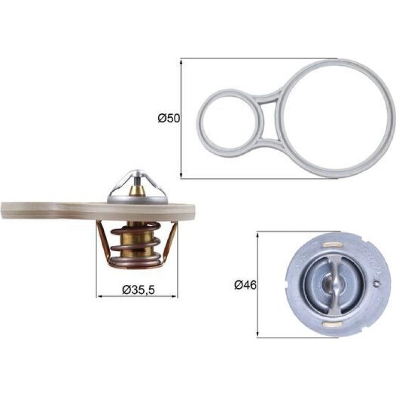 Thermostat, Kühlmittel TX 255 91