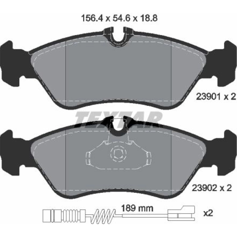 Bremsbelagsatz, Scheibenbremse 2390101 Bremsbelagsatz, Scheibenbremse 2390101