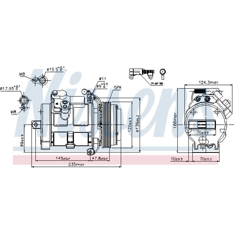 Kompressor, Klimaanlage 89081 Kompressor, Klimaanlage 89081