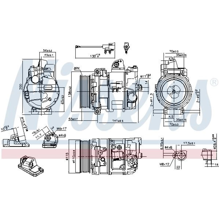 Kompressor, Klimaanlage 890082 Kompressor, Klimaanlage 890082