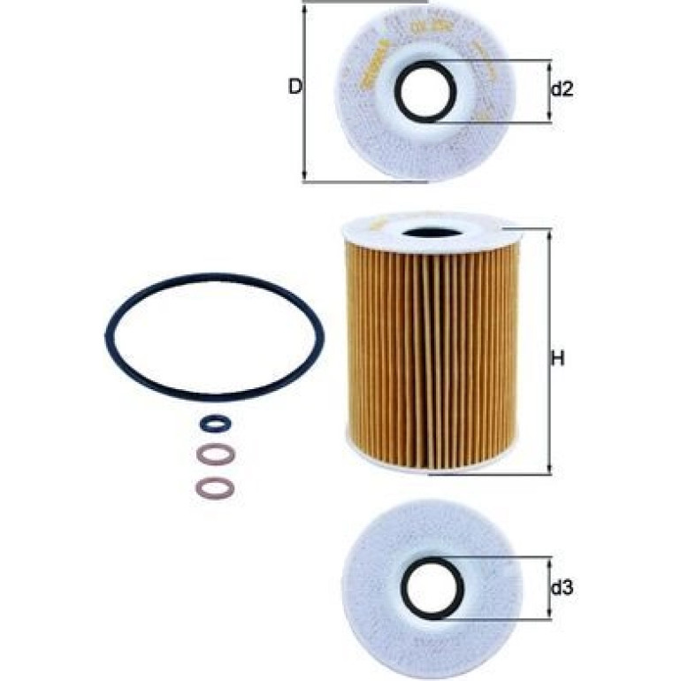 Ölfilter OX 254D2 Ölfilter OX 254D2