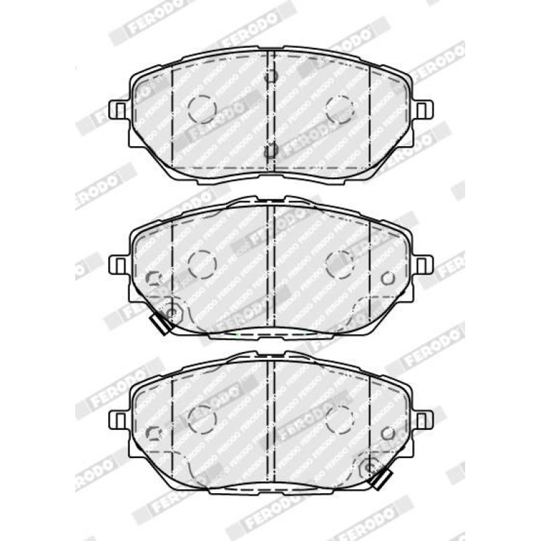 Bremsbelagsatz, Scheibenbremse FDB5146 Bremsbelagsatz, Scheibenbremse FDB5146
