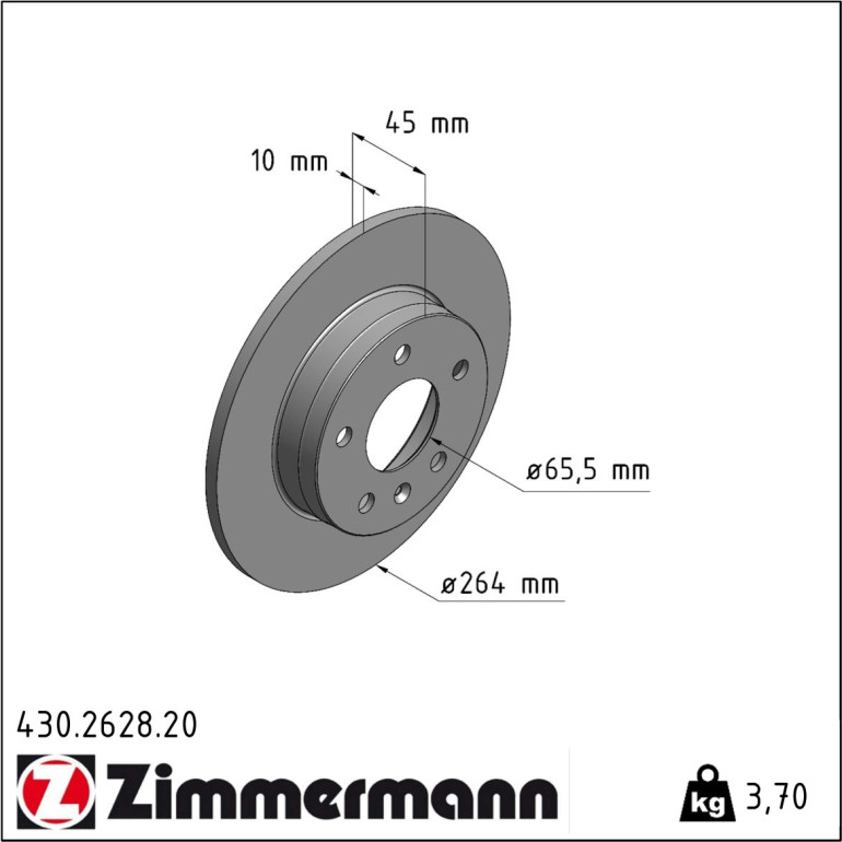 Bremsscheibe 430.2628.20