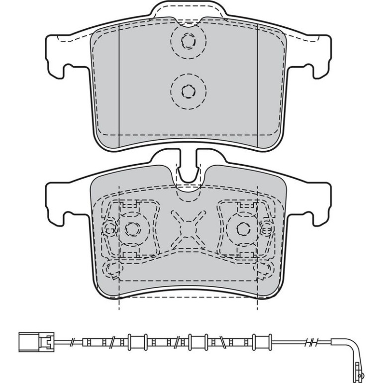 Bremsbelagsatz, Scheibenbremse 601476 Bremsbelagsatz, Scheibenbremse 601476