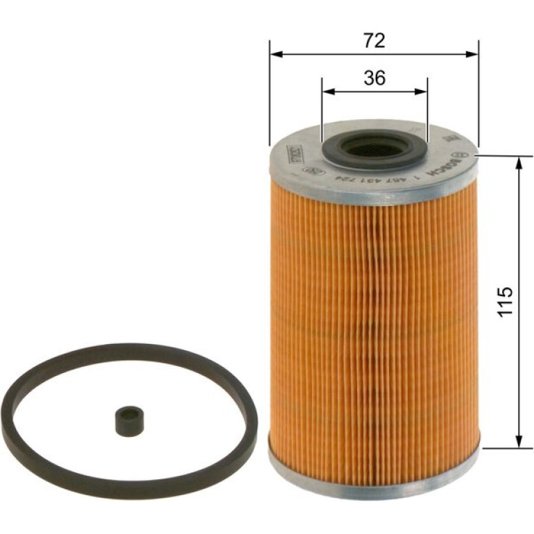 Kraftstofffilter 1 457 431 724