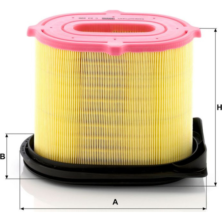 MANN-FILTER C 23 220 Sekundärluftfilter MANN-FILTER C 23 220 Sekundärluftfilter