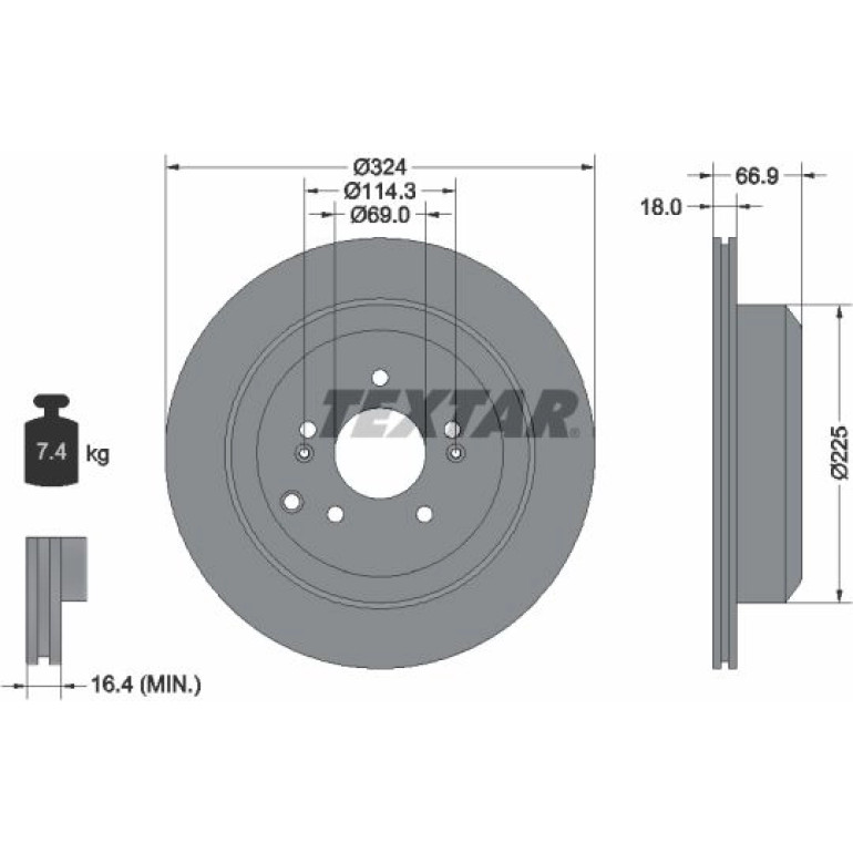 Bremsscheibe 92242603 Bremsscheibe 92242603