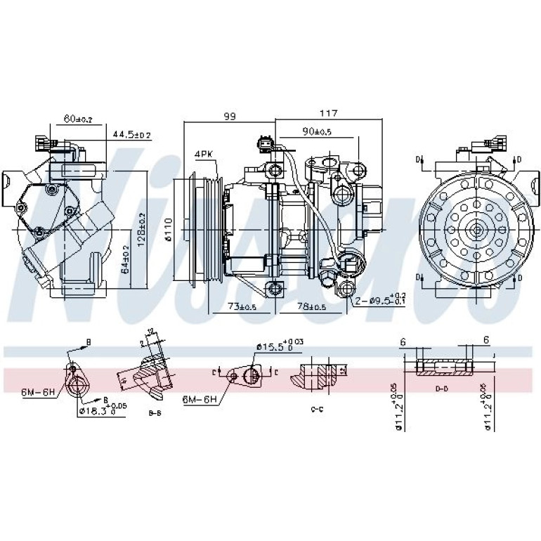 Kompressor, Klimaanlage 890145 Kompressor, Klimaanlage 890145