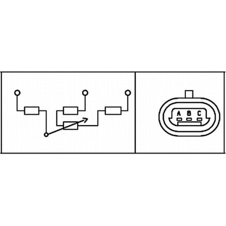 Sensor, Drosselklappenstellung 6PX 008 476-451