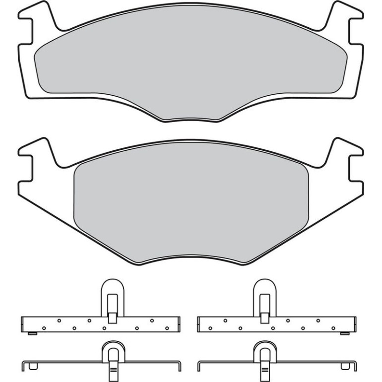 Bremsbelagsatz, Scheibenbremse 598258 Bremsbelagsatz, Scheibenbremse 598258