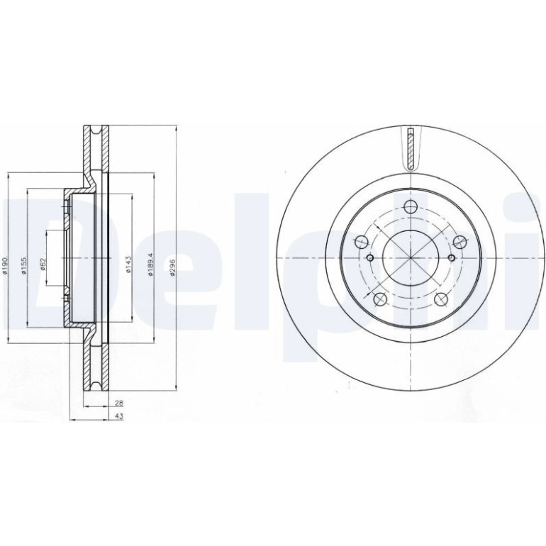 Bremsscheibe BG4192 Bremsscheibe BG4192
