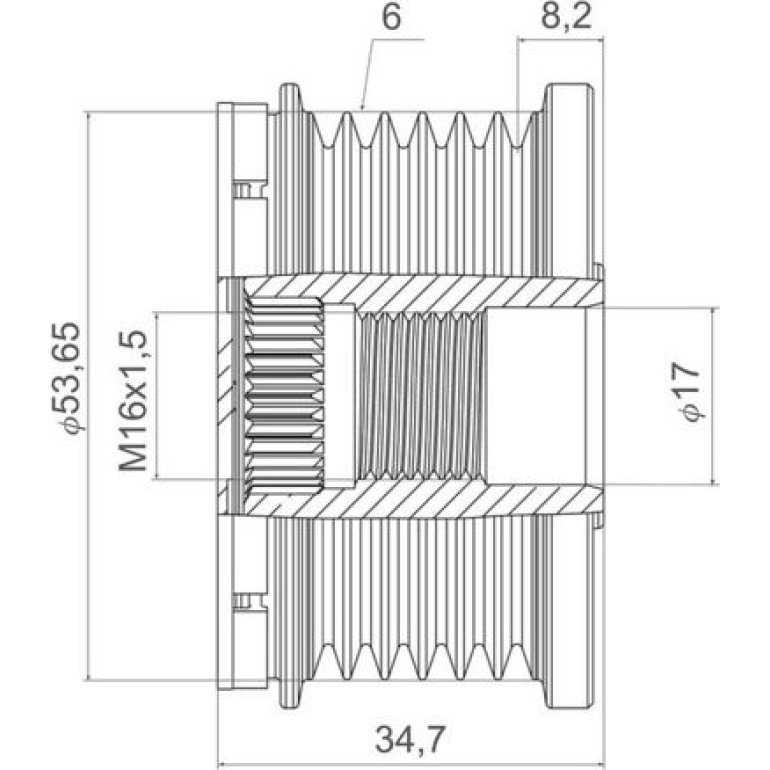 Generatorfreilauf 588452