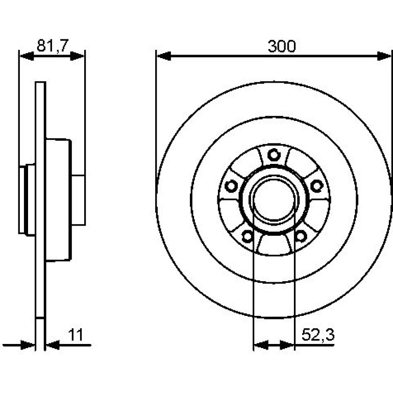 Bremsscheibe 0 986 479 446 Bremsscheibe 0 986 479 446