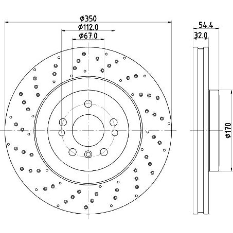 Bremsscheibe 8DD 355 122-541 Bremsscheibe 8DD 355 122-541