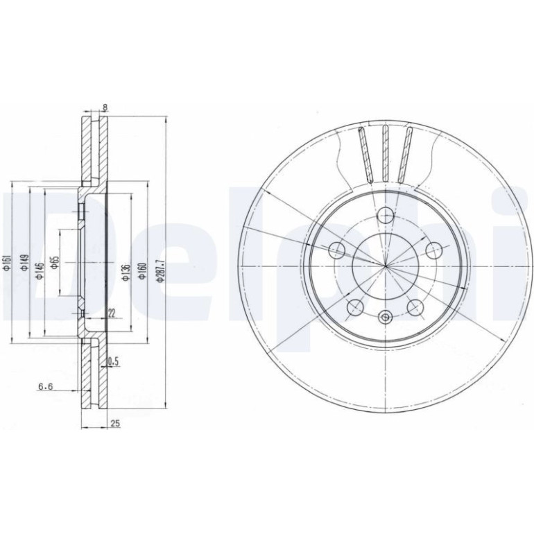 Bremsscheibe BG2729 Bremsscheibe BG2729