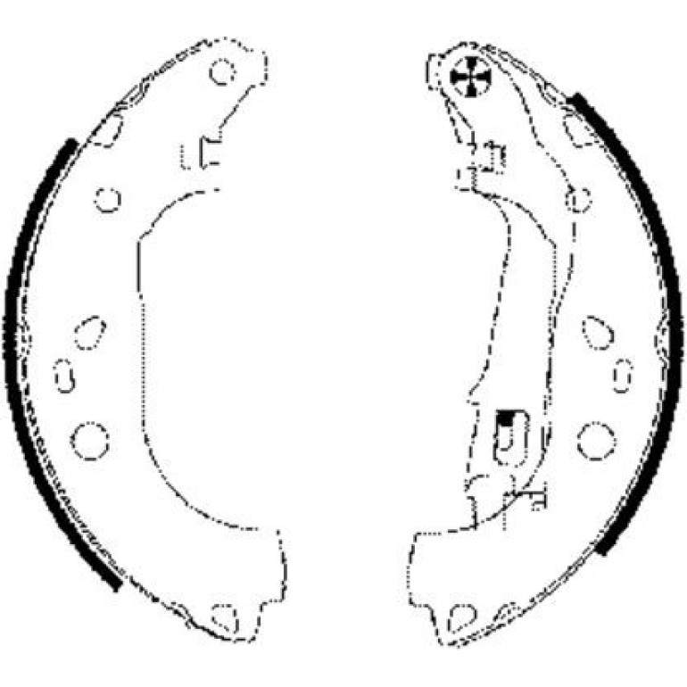 Bremsbackensatz 91062000 Bremsbackensatz 91062000