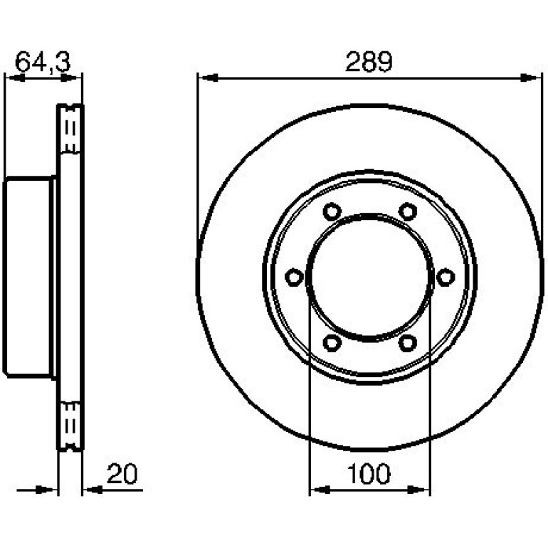 Bremsscheibe 0 986 478 453 Bremsscheibe 0 986 478 453