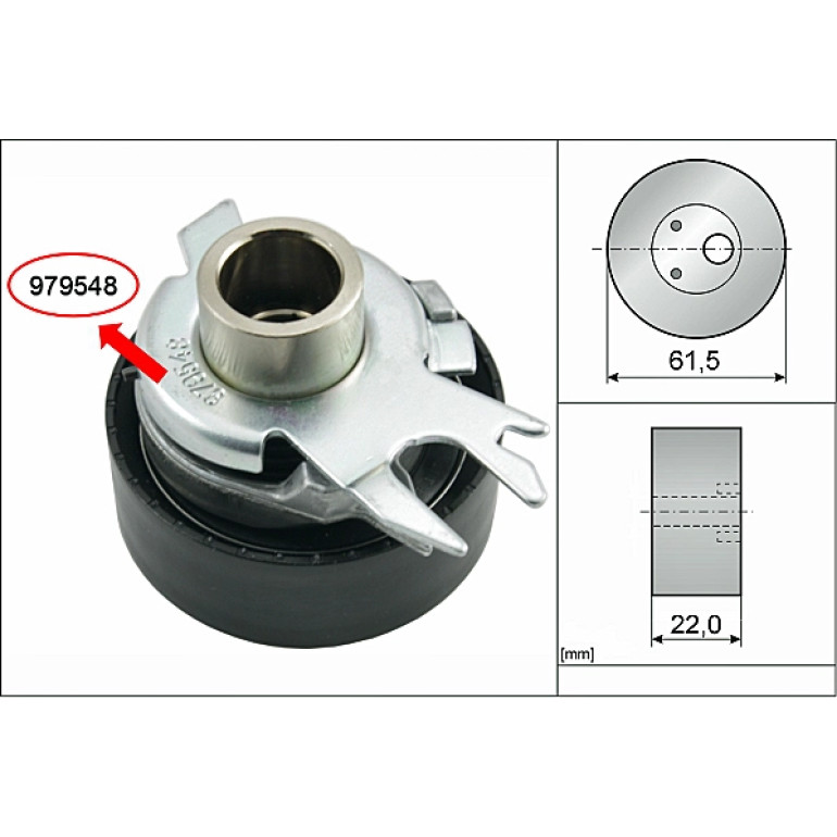 Spannrolle, Zahnriemen 531 0525 30
