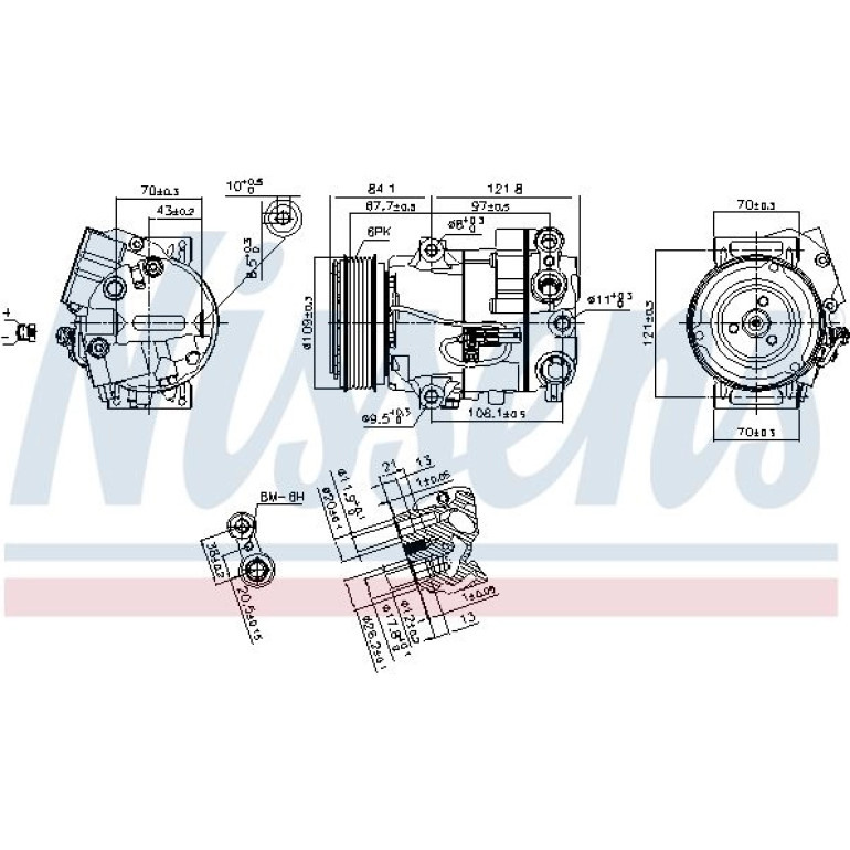 Kompressor, Klimaanlage 890259