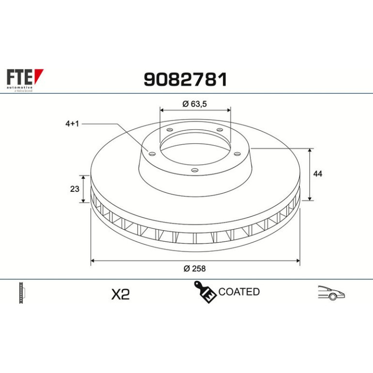 Bremsscheibe 9082781 Bremsscheibe 9082781