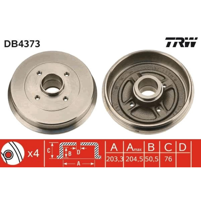 Bremstrommel DB4373 Bremstrommel DB4373