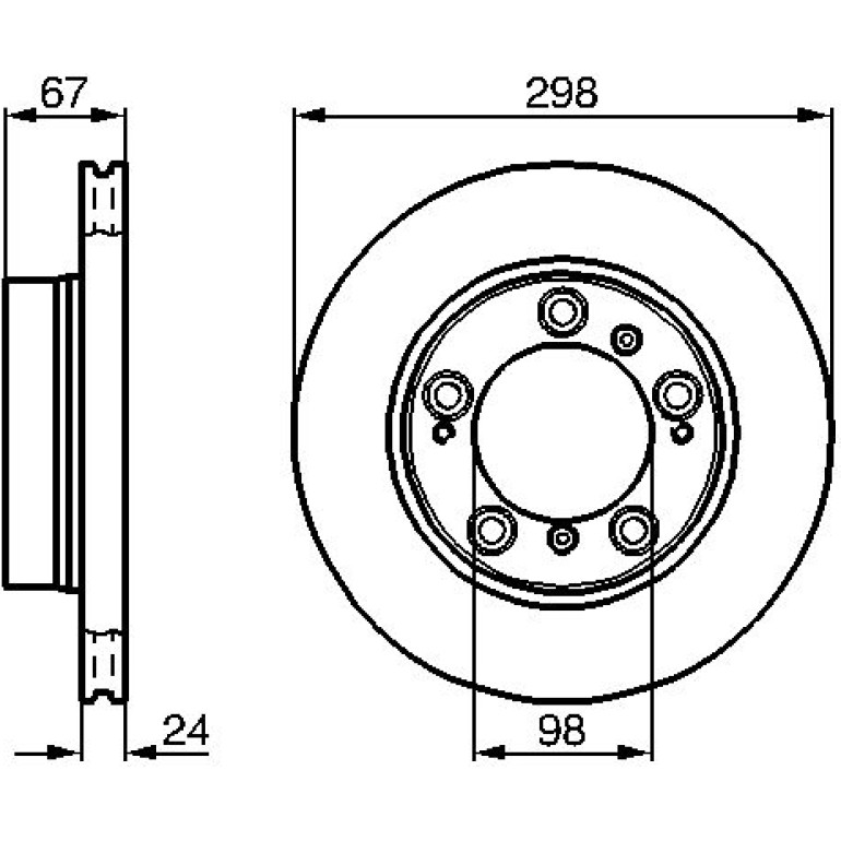Bremsscheibe 0 986 478 477 Bremsscheibe 0 986 478 477