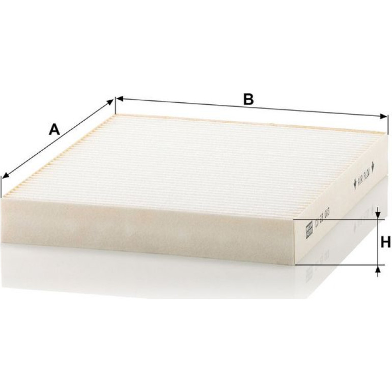 MANN-FILTER CU 23 003 Innenraumfilter, Partikelfilter