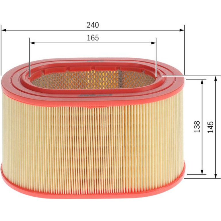 BOSCH F 026 400 557 Luftfilter BOSCH F 026 400 557 Luftfilter