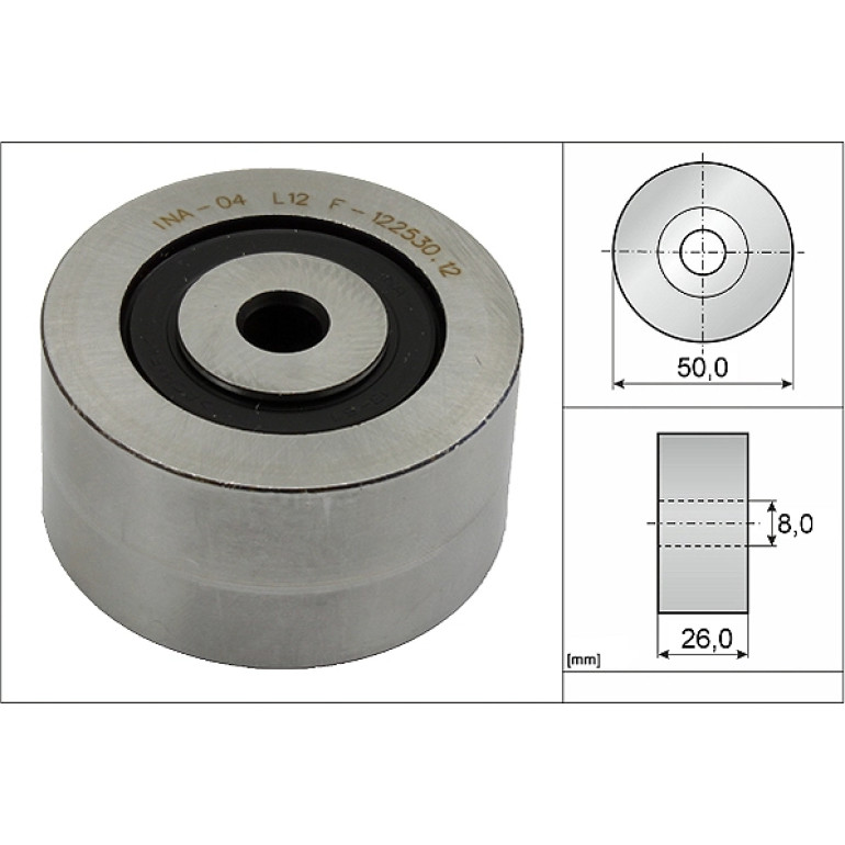 Umlenk-/Führungsrolle, Keilrippenriemen 532 0143 10 Umlenk-/Führungsrolle, Keilrippenriemen 532 0143 10