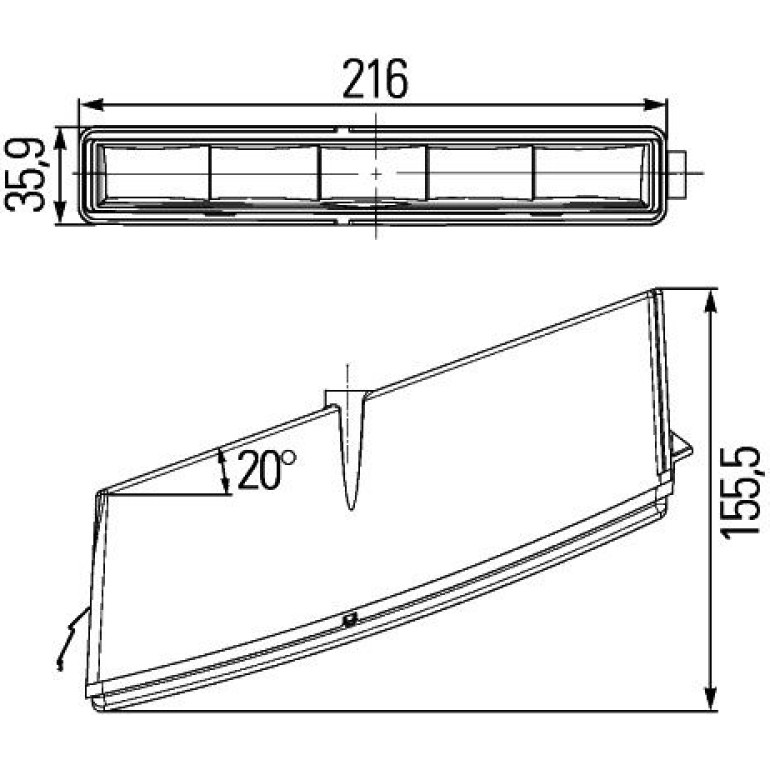 Tagfahrleuchtensatz 2PT 010 043-801