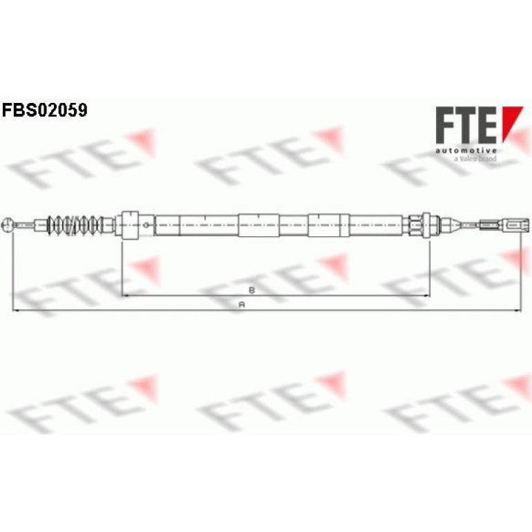 Seilzug, Feststellbremse 9250062 Seilzug, Feststellbremse 9250062