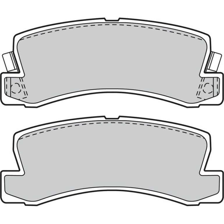Bremsbelagsatz, Scheibenbremse 598540 Bremsbelagsatz, Scheibenbremse 598540