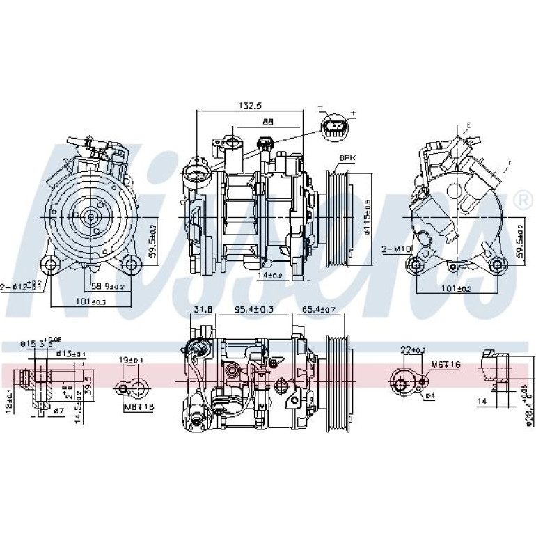 Kompressor, Klimaanlage 89593 Kompressor, Klimaanlage 89593