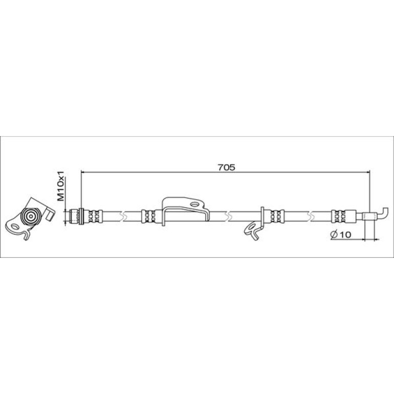 Bremsschlauch 4111519