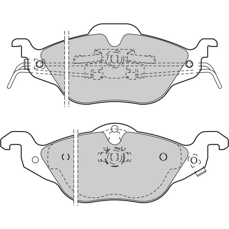 Bremsbelagsatz, Scheibenbremse 598322 Bremsbelagsatz, Scheibenbremse 598322