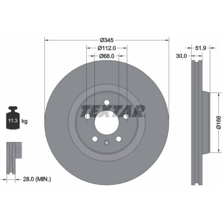 Bremsscheibe 92229205 Bremsscheibe 92229205