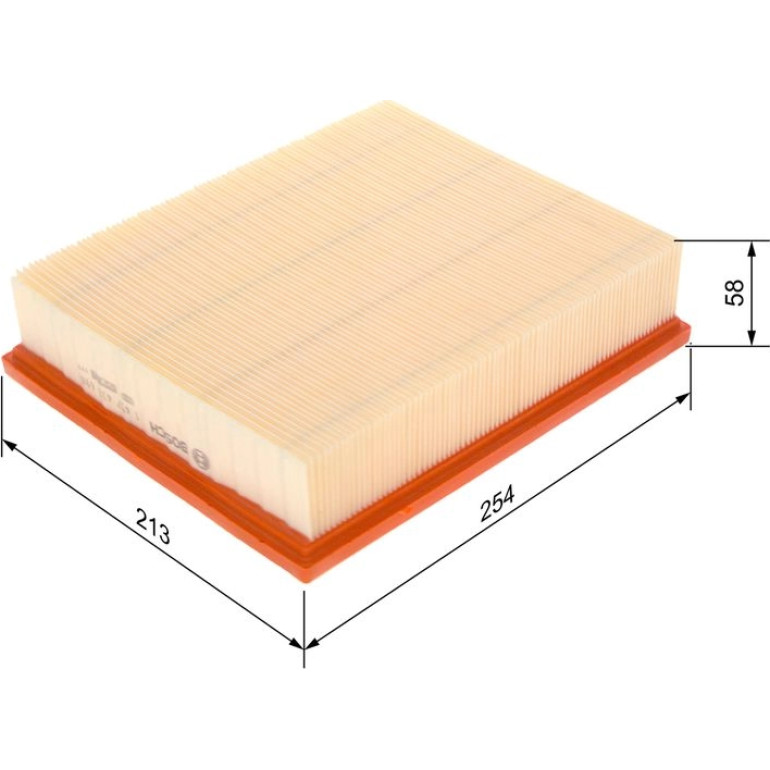 BOSCH 1 457 433 698 Luftfilter