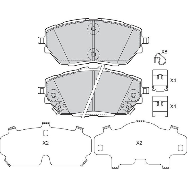 Bremsbelagsatz, Scheibenbremse 601750 Bremsbelagsatz, Scheibenbremse 601750