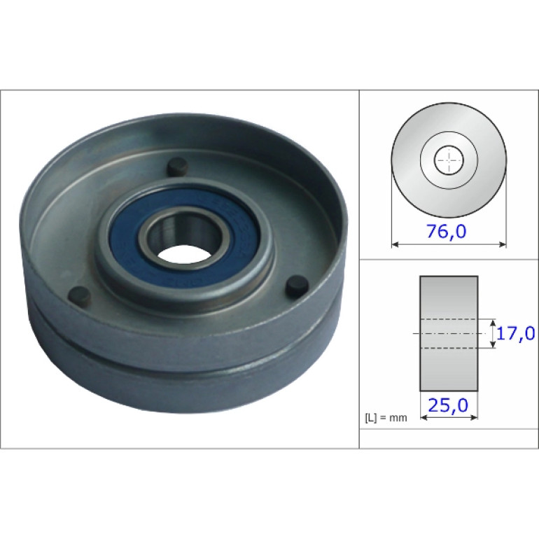 Spannrolle, Keilrippenriemen 531 0751 30